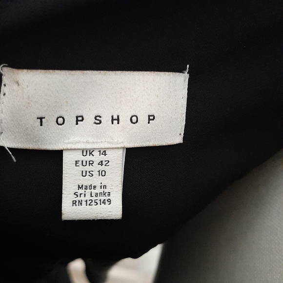 Top shop shimmer velvet mini slip dress 10 - Picture 7 of 13